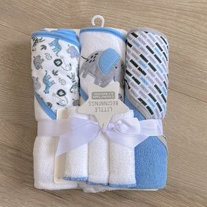Baby towels and washcloths
